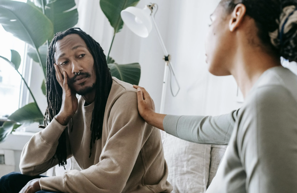 Choosing the Right Rehabilitation Program for Your Career 2 women consoling man